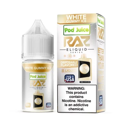 Pod Juice X Raz White Gummy Ice 30ml